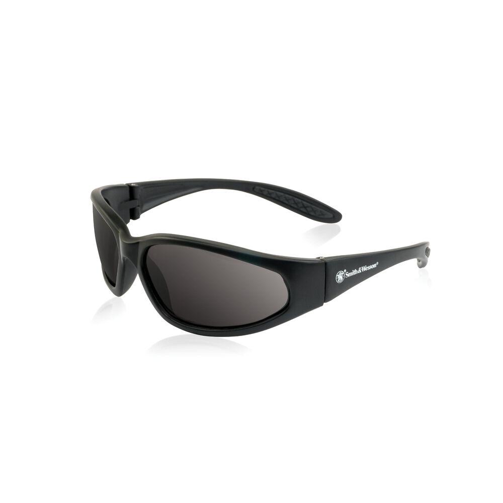 Smith & Wesson Sergeant Shooting Glasses Full Frame Black with Smoke Lens | Elite Firearms