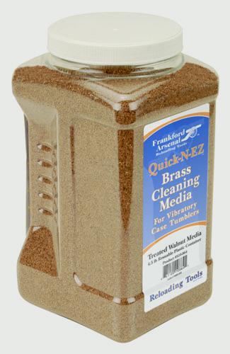 Frankford Arsenal Treated Walnut Hull Media In Reuseable Plastic Container 5 lbs | Elite Firearms