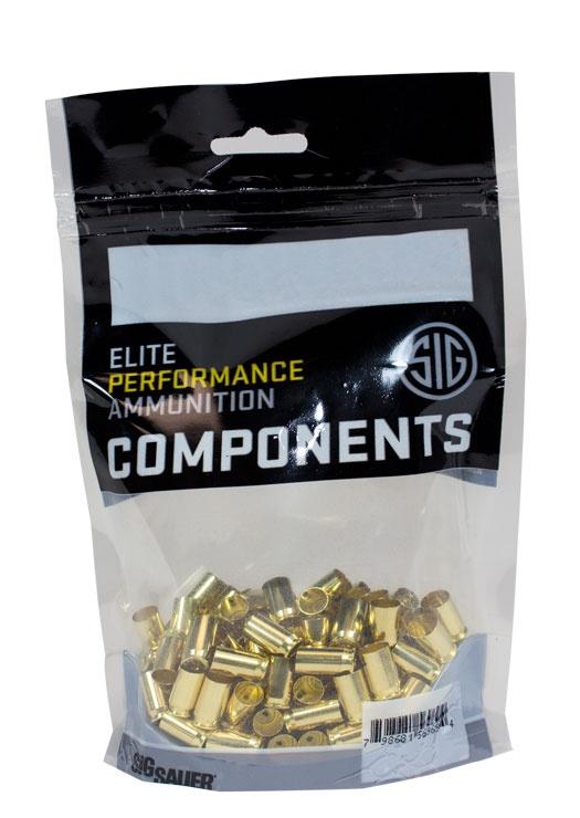 Sig Sauer Unprimed Brass Handgun Cartridge Cases .380 Auto 100/ct | Elite Firearms