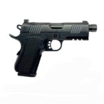 Alpha Foxtrot AF1911-S15 AMBI-BOB Handgun 9mm Luger 15rd Magazine 3.5'' Threaded Barrel Optic Ready DLC Black | Elite Firearms