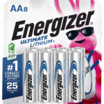 Energizer L91SBP8H3 AA Ultimate Lithium Silver 1.5V Lithium, Qty (8) Single Pack | Elite Firearms