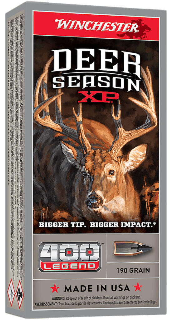 Winchester Ammo X400DS Deer Season XP  400Legend 190gr 20 Per Box/10 Case | Elite Firearms