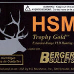 HSM 300WBY168VLD Trophy Gold Extended Range 300 Wthby Mag 168 gr Berger Hunting VLD Match 20 Per Box/ 20 Case | Elite Firearms