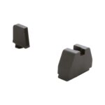 Ameriglo 8XL Tall Black Serrated .475 Front Flat Black .578 Rear Handgun Sight Glock | Elite Firearms