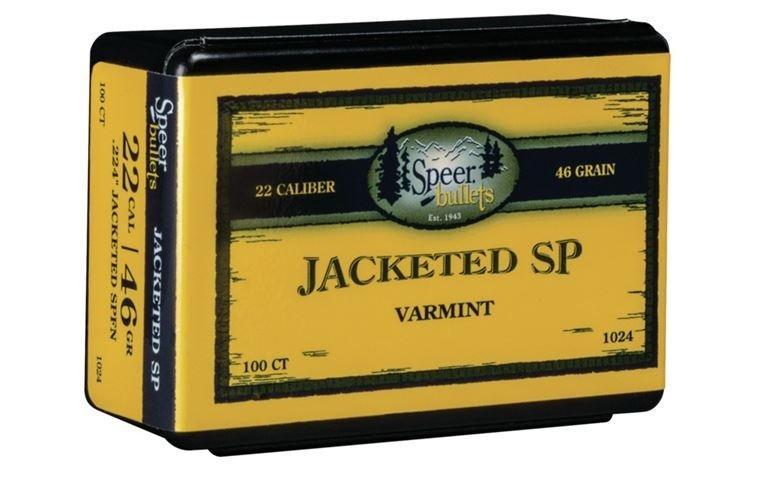 Speer Varmint Soft Point Rifle Bullets .224 cal .224" 40 gr JSP 100/ct | Elite Firearms