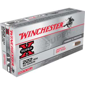 Winchester Super-X Rifle Ammunition .222 Rem 50 gr. PSP 3140 fps 20/ct | Elite Firearms
