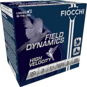 Fiocchi Field Dynamics Shotshells 20 ga 3" 1-1/4oz 1200fps #5 25/ct | Elite Firearms