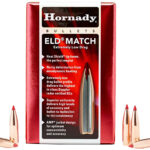 Hornady 245301 6mm .243 109gr Extremely Low Drag-Match 500 Per Box/6 Case | Elite Firearms