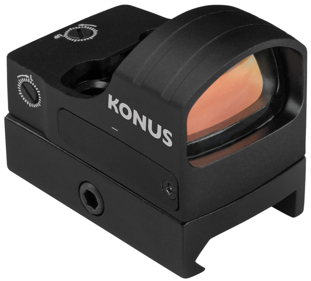 Konus 7206 Fission 4.0 Red Dot Sight 1x 4 MOA Multiple Reticle | Elite Firearms
