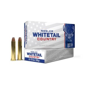 Nosler Whitetail Country Rifle Ammunition 45-70 Govt 300gr LFN 1950 fps 20/ct | Elite Firearms