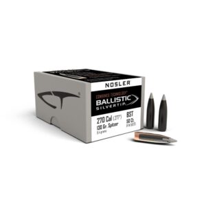 Nosler Ballistic SilverTip Hunting Bullets .270 cal .277" 130 gr SBT-BSTIP 50/ct | Elite Firearms