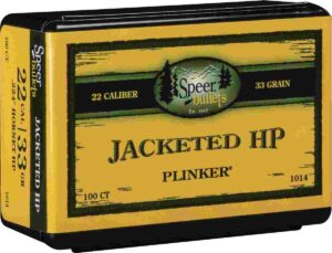 Speer Plinker Jacketed Rifle Bullet .22 Hornet .224" 33 gr Hornet JHP 100/ct | Elite Firearms