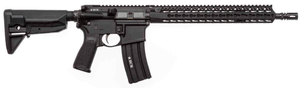 BCM 780790 RECCE-14 KMR-A 223 Rem/5.56x45mm NATO 30+1 14.50" Steel Chrome Lined Barrel, Mod 1 Compensator, Anodized 7075-T6 Aluminum Receiver, Synthetic 6 Position Stock, Ambidextrous Safety | Elite Firearms