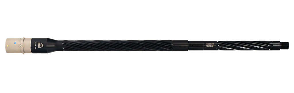 Faxon Firearms 10B810R20SHQ5RNP3 Match 308 Win 20" Spiral Fluted Black Salt Bath Nitride 416-R Stainless Barrel | Elite Firearms
