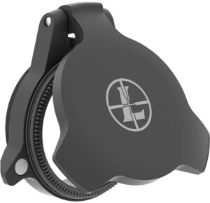 Leupold 59030 Alumina Scope Cover Matte Black Aluminum 20mm Objective Screw On Mount Flip Open | Elite Firearms