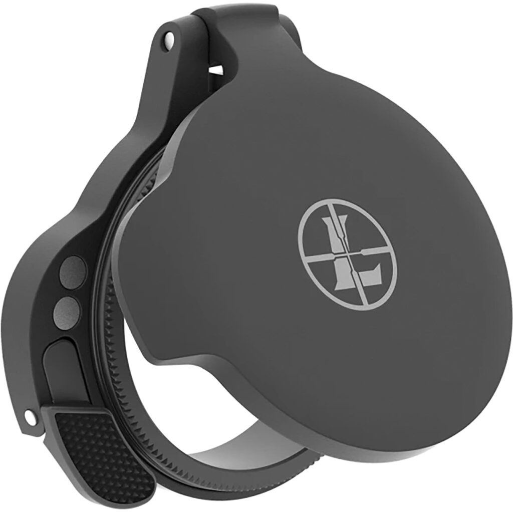 Leupold 59060 Alumina Scope Cover Matte Black Aluminum Screw On Mount Flip Open | Elite Firearms