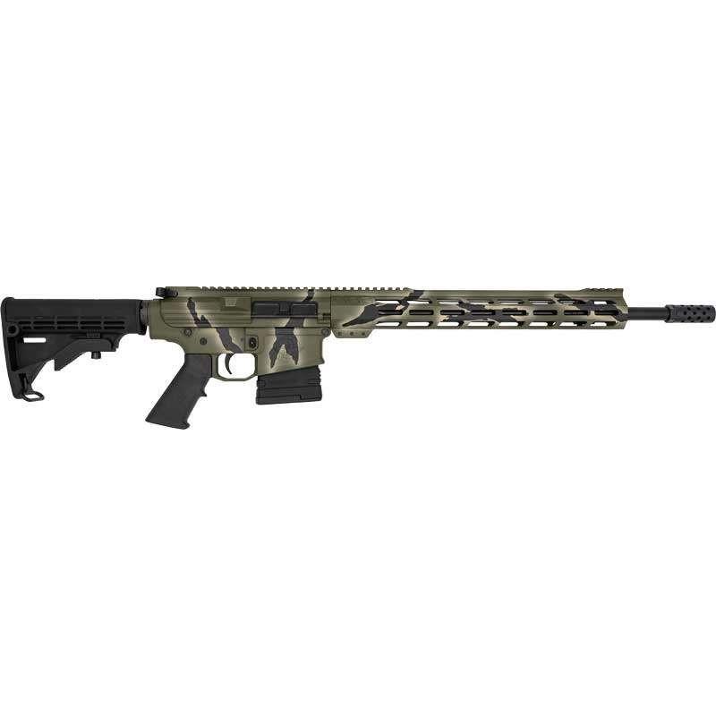 GLFA AR10 Rifle .308 Win 10rd Magazine 18" Barrel Pursuit Green Camo Cerakote | Elite Firearms