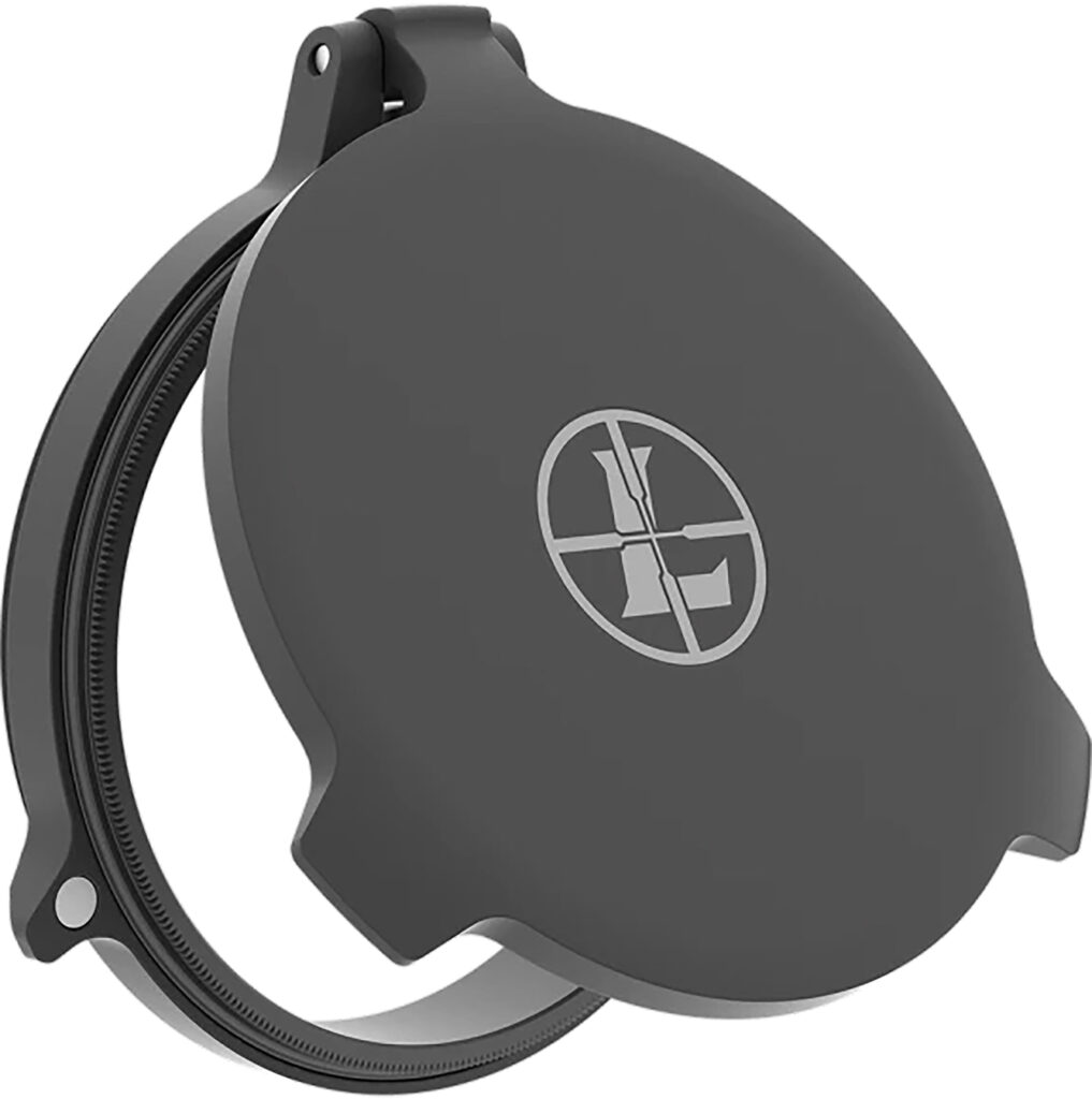 Leupold 117610 Alumina Scope Cover Matte Black Aluminum 52mm Objective Screw On Mount Flip Open | Elite Firearms