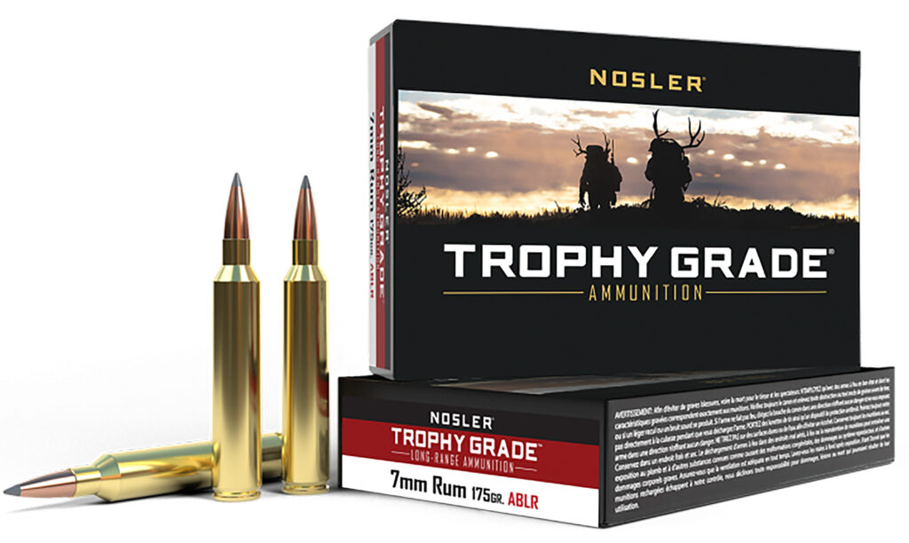 Nosler 60120 Trophy Grade Long-Range 7mmRUM 175gr Nosler Spitzer AccuBond Long Range 20 Per Box/10 Case | Elite Firearms
