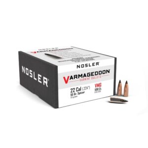 Nosler VarMageddon Bullets .22 cal .224" 55 gr FB-TIPPED 500/ct | Elite Firearms