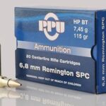 PPU Standard Rifle Ammunition 6.8mm SPC 115 gr HPBT 2624 fps 20/ct | Elite Firearms
