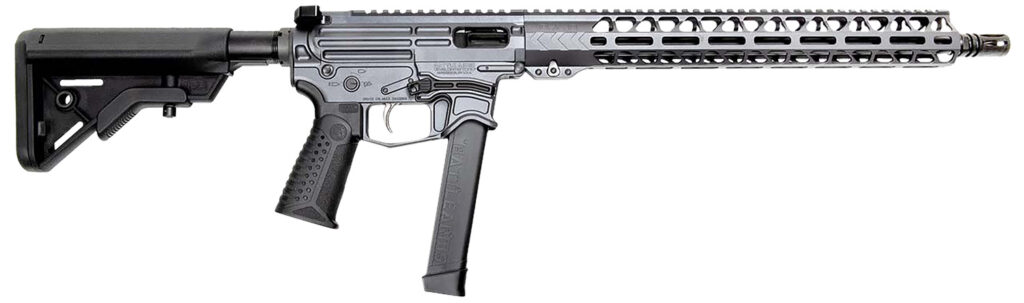 Battle Arms Development XIPHOS001 Xiphos 30+1 16" Black Barrel, Combat Gray Picatinny Rail Aluminum Receiver, M-LOK Handguard, Black Synthetic Stock, Adj Black Grip | Elite Firearms
