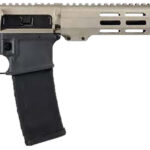 Shark Coast Tactical 300-055-1000-20 Badger  5.56 NATO 30+1 16" Black Nitride Threaded Barrel, Gray & Tan Cerakote Picatinny Rail Aluminum Receiver, Magpul SL-K Black Polymer Stock, Black Polymer Grip | Elite Firearms