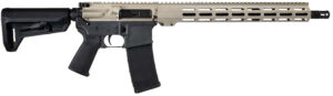 Shark Coast Tactical 300-055-1000-20 Badger  5.56 NATO 30+1 16" Black Nitride Threaded Barrel, Gray & Tan Cerakote Picatinny Rail Aluminum Receiver, Magpul SL-K Black Polymer Stock, Black Polymer Grip | Elite Firearms