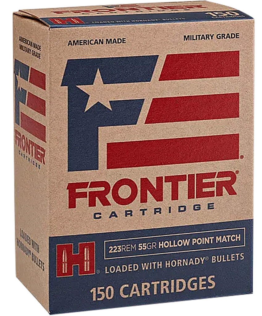Frontier Cartridge FR1415 Military Grade Centerfire Rifle 223Rem 55gr Hollow Point Match 150 Per Box/8 Case | Elite Firearms