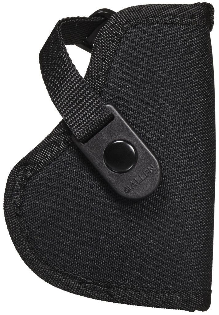 Allen 44806 Cortez OWB, Size 06, Black Polyester, Compatible w/Glock 26/27, Ruger Security-9, Belt Loop Mount Right Hand | Elite Firearms