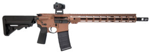 Bushmaster 0010006H212 Bravo Zulu 5.56 NATO 30rd 16" Salt Bath Nitride 7075 Aluminum Alloy Receiver H Series Cerakote Grip | Elite Firearms