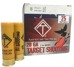 ATI Target Load 20Gauge 2.75" 7/8oz 8Shot 25 Per Box/10 Case | Elite Firearms