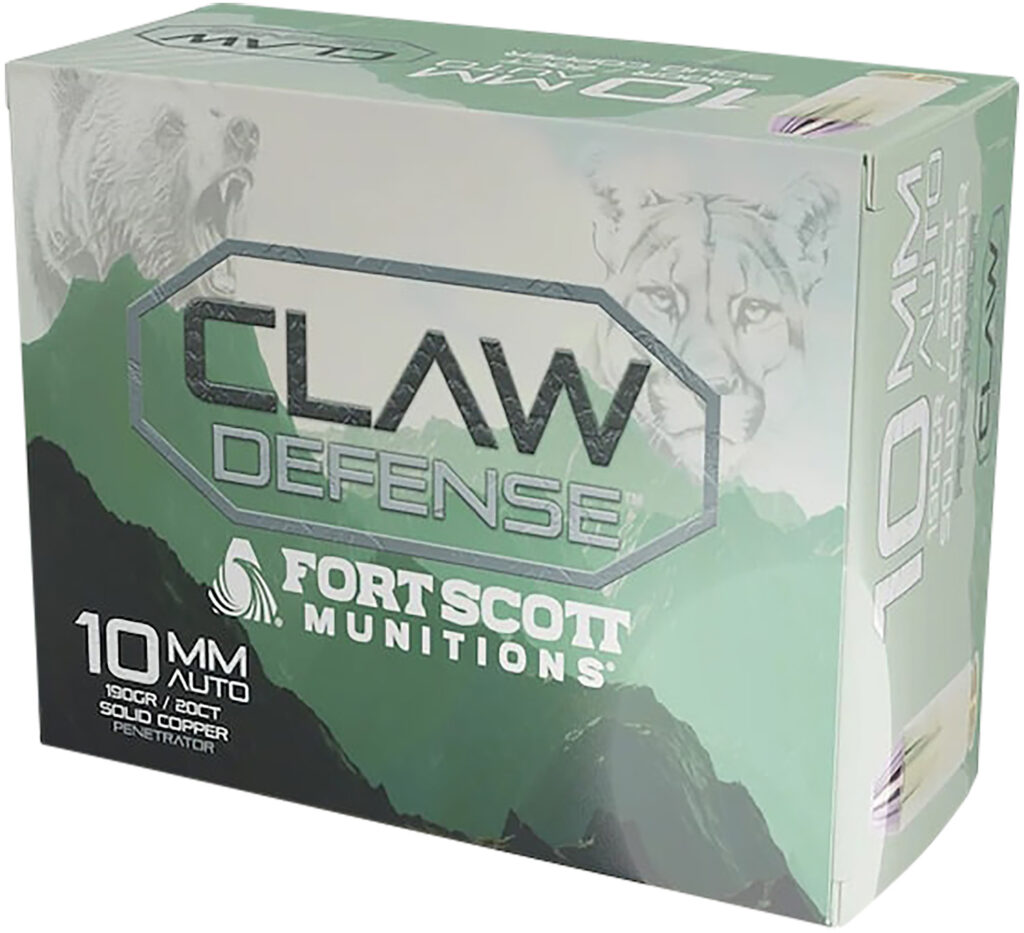 Fort Scott Munitions 10MM190SCVFNCD Claw Defense 10mm 190gr 20 Per Box/25 Case | Elite Firearms