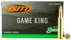 HSM 338LAPUA14N Game King  338 Lapua Mag 215 gr Sierra GameKing Spitzer Boat Tail 20 Per Box/ 20 Case | Elite Firearms