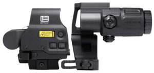 Eotech HHSSTC HHSSTC EXPS & G33 Magnifier Matte Black 1x/3x 1.20" x 0.85" 1 MOA Red Dot/68 MOA Ring | Elite Firearms