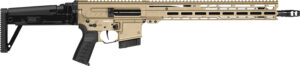 CMMG 28A490FCT Dissent MK4 22 ARC 10+1 16.10" Coyote Tan Cerakote Picatinny Rail Aluminum Receiver, M-LOK Handguard, Black CMMG Dissent Side Folding Stock, Zeroed Drop-In Single Stage Trigger | Elite Firearms