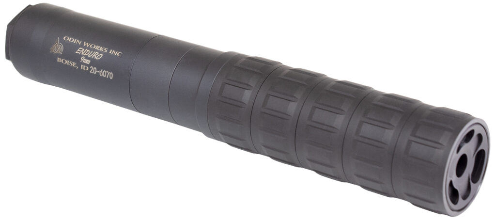 Odin Works SUPTIDUROGREY Enduro Suppressor Multi Black Titanium | Elite Firearms