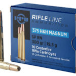 PPU PP375S Standard Rifle  375H&HMag 300gr Soft Point Round Nose 10 Per Box/20 Case | Elite Firearms