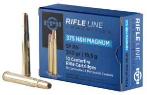 PPU PP375S Standard Rifle  375H&HMag 300gr Soft Point Round Nose 10 Per Box/20 Case | Elite Firearms