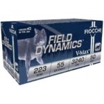 Fiocchi Field Dynamics Rifle Ammunition .223 Rem 55 gr VMAX 3240 fps 50/ct | Elite Firearms