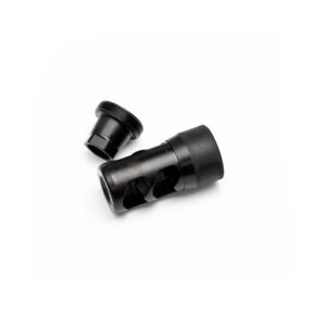 Area 419 Hellfire 2P-Self Timing Muzzle Brake w/ Adapter 9mm 1/2-28 | Elite Firearms
