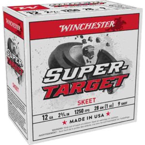 Winchester Super-Target Shotshells 12 ga 2-3/4" 1 oz 1250 fps #9 25/ct | Elite Firearms
