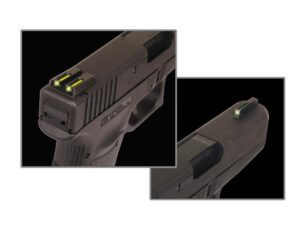 Truglo TFO Tritium/Fiber-Optic Day/Night Sights Fits Sig #8 Front/#8 Rear - Front Green/Rear Yellow | Elite Firearms