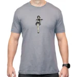 Magpul MAG1117-041-L Hula Girl CVC Stone Gray Heather Cotton/Polyester Short Sleeve Large | Elite Firearms