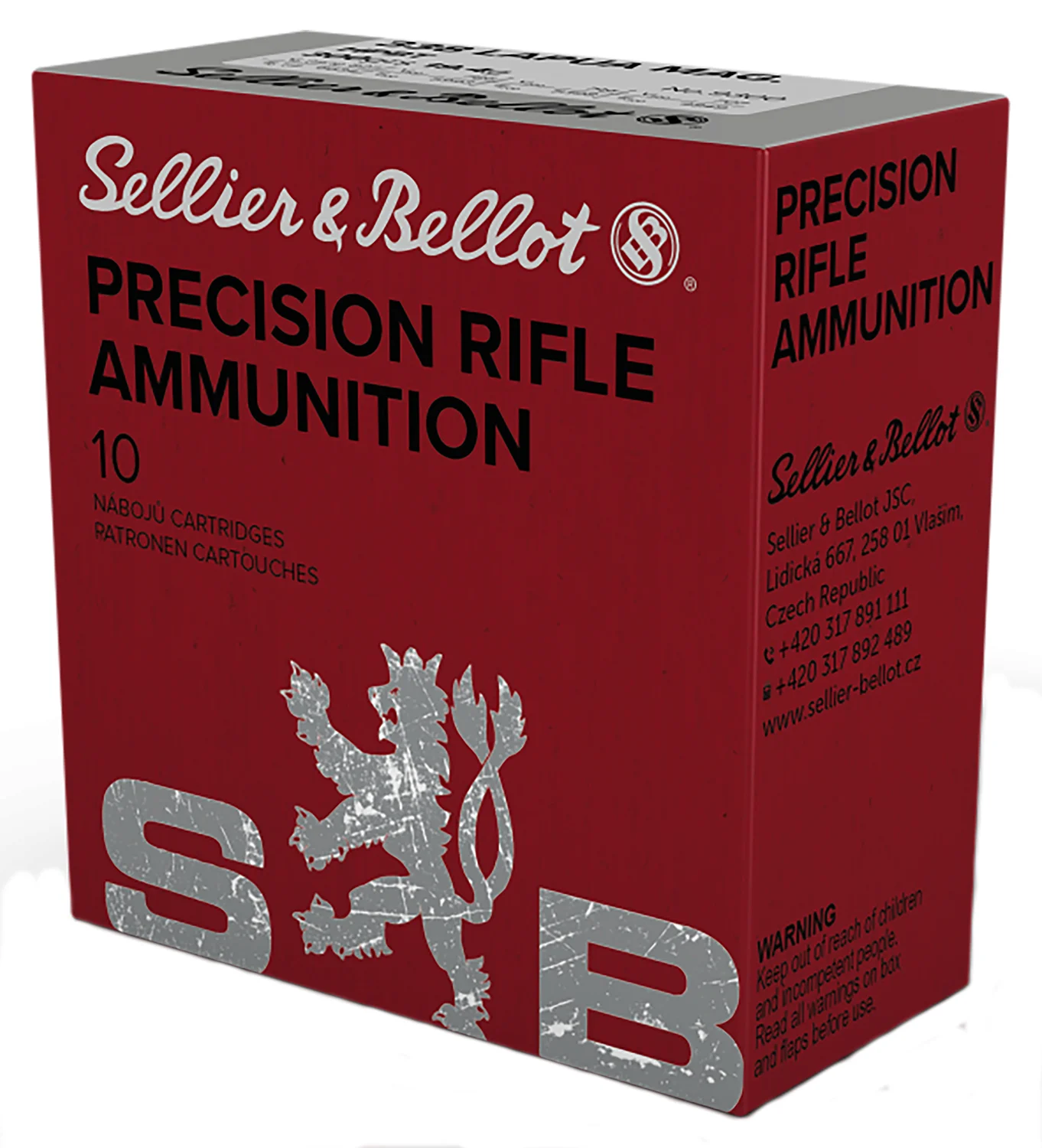 Sellier-Bellot .338 Lapua 300gr Brass – 10rd