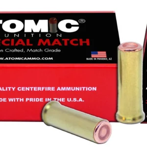 Atomic Ammunition 449 Match Precision Craft 38Special 148gr Hollow Base Wadcutter 50 Per Box/10 Case