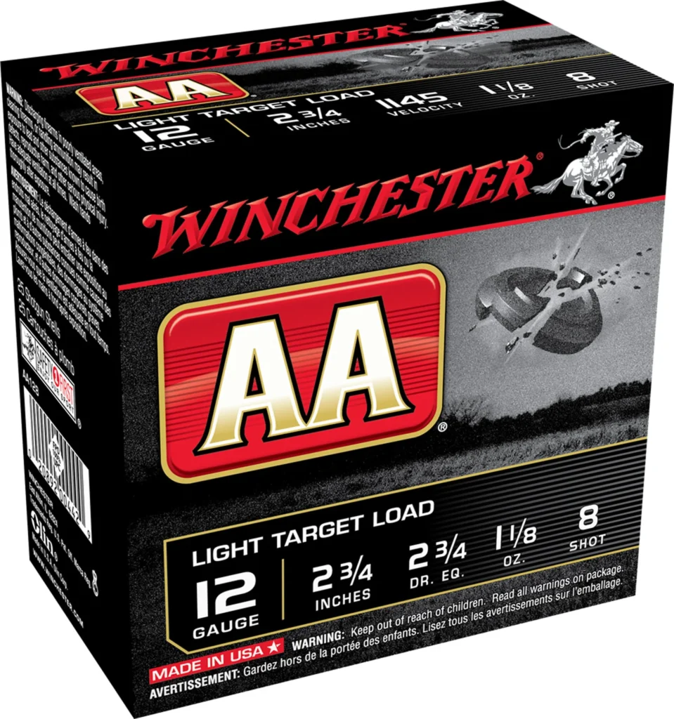 Winchester Ammo AA128VP AA Light Target 12Gauge 2.75" 1 1/8oz 8Shot 100 Bx/2 Case *Value Pack | Elite Firearms