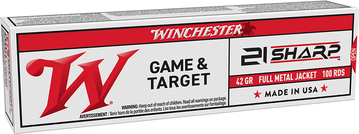 Winchester .22 LR 42gr Brass – 100rd