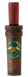 Duck Commander DC200 Classic Commander Open Call Double Reed, Mallard Hen Attracts Ducks, Natural Wood | Elite Firearms