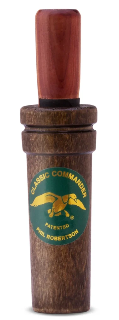 Duck Commander DC200 Classic Commander Open Call Double Reed, Mallard Hen Attracts Ducks, Natural Wood | Elite Firearms